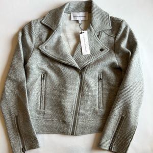 Cupcakes and Cashmere grey Moto jacket